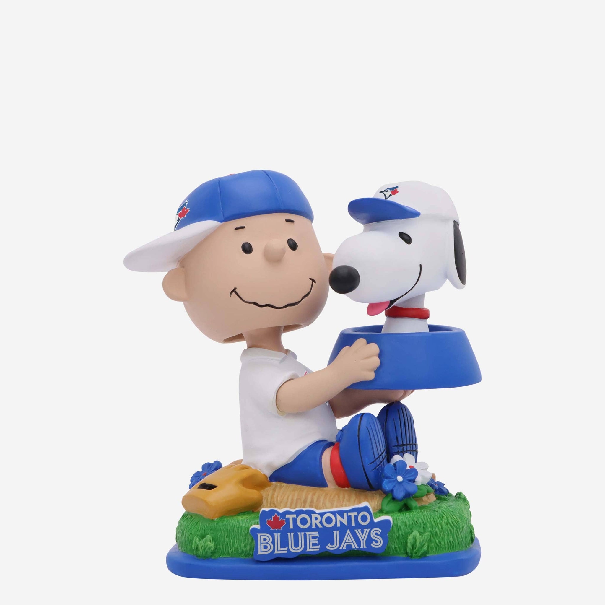 Toronto Blue Jays Charlie Brown & Snoopy Peanuts Dual Mini Bighead Bob FOCO
