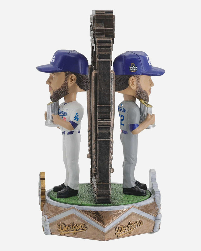 Clayton Kershaw Los Angeles Dodgers 2025 Back To Back World Series Champions Dual Spinner Bobblehead FOCO - FOCO.com