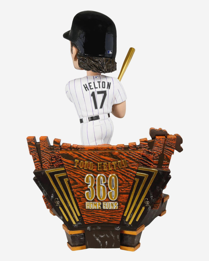 Todd Helton Colorado Rockies All-Time Franchise Home Run Leader Commemorative Bobblehead FOCO - FOCO.com