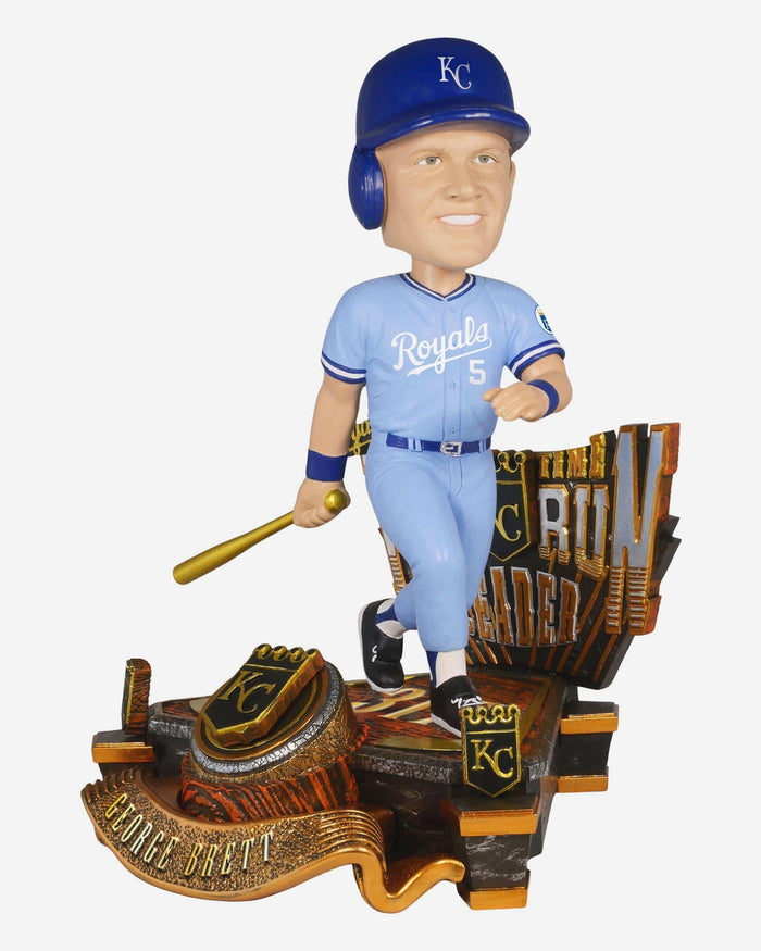 George Brett Kansas City Royals Franchise All Time Home Run Leader Bobblehead FOCO - FOCO.com