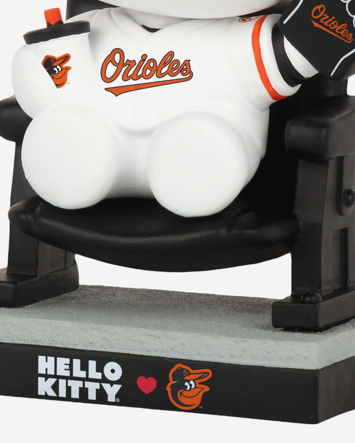 Hello Kitty® Baltimore Orioles At The Ball Game Mini Bobblehead FOCO - FOCO.com