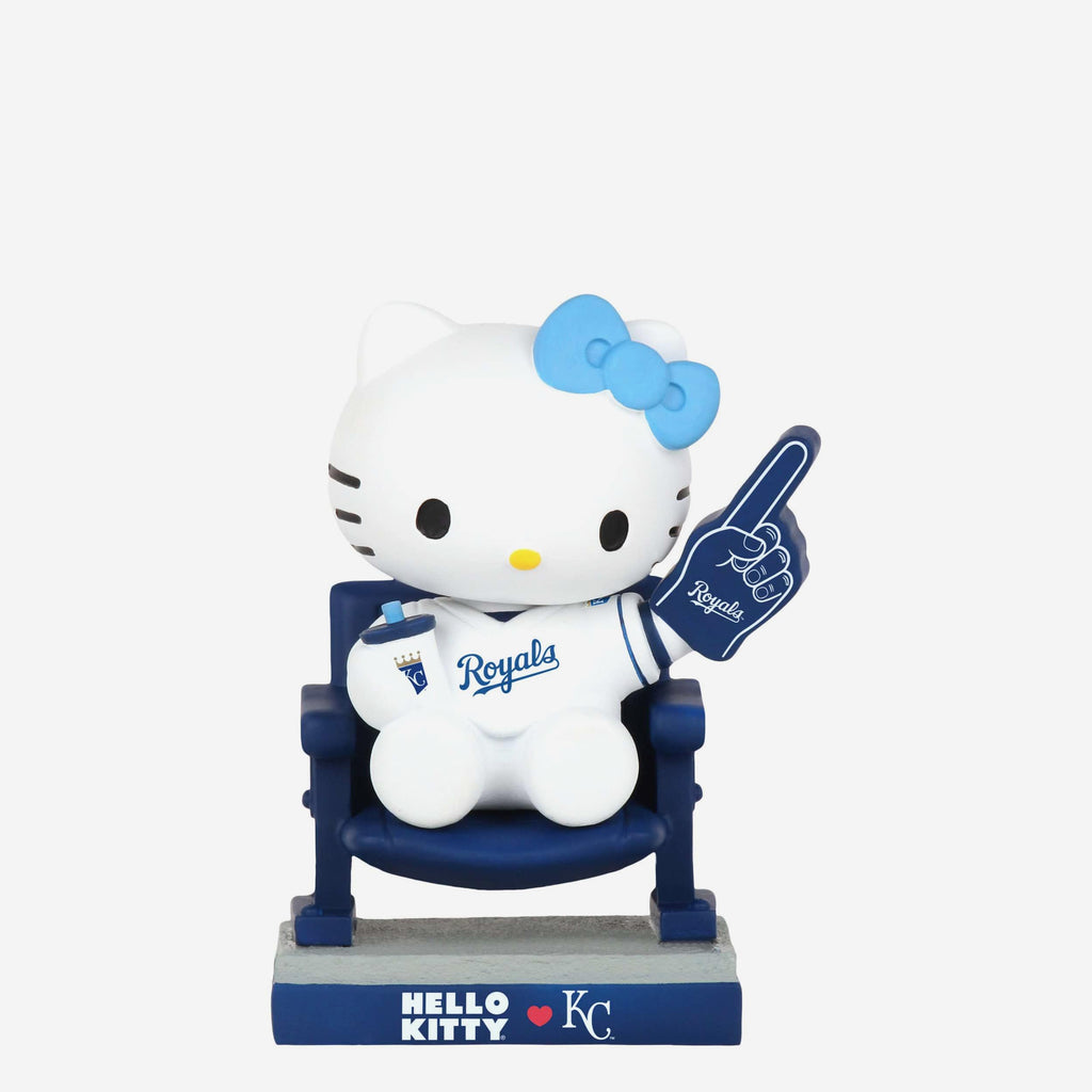 Hello Kitty® Kansas City Royals At The Ball Game Mini Bobblehead FOCO - FOCO.com