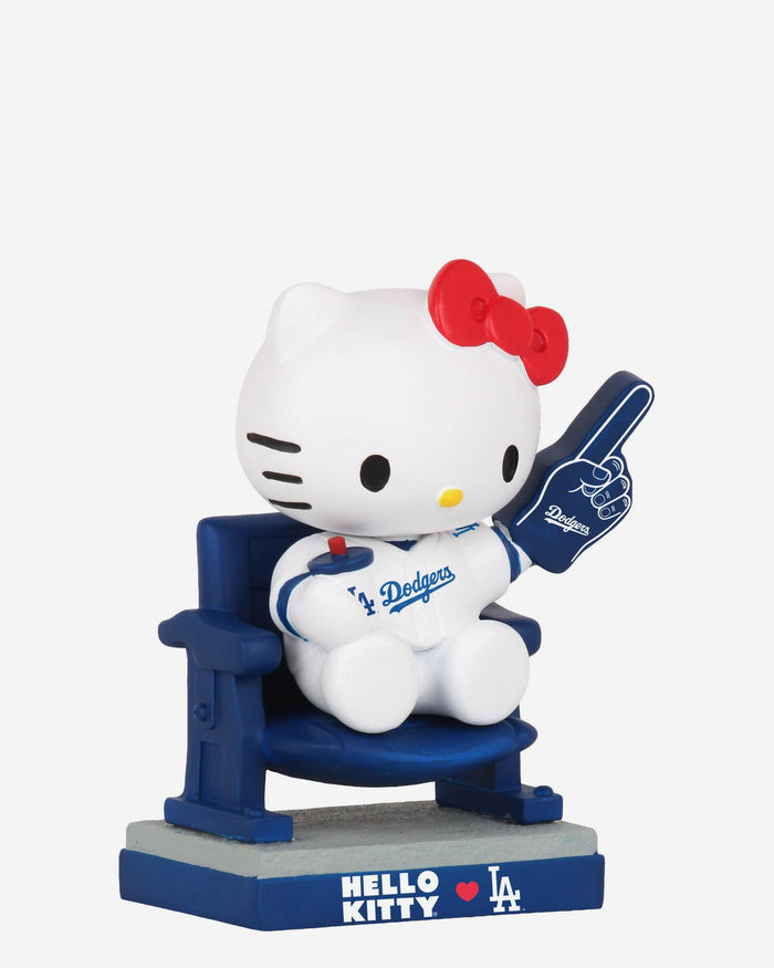 Hello Kitty® Los Angeles Dodgers At The Ball Game Mini Bobblehead FOCO - FOCO.com
