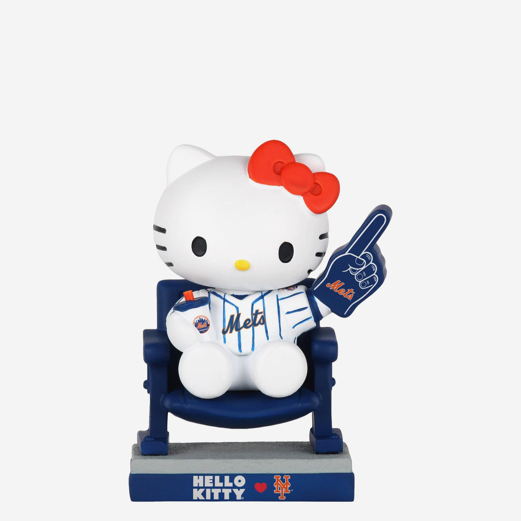 Hello Kitty® New York Mets At The Ball Game Mini Bobblehead FOCO - FOCO.com