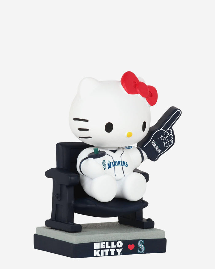 Hello Kitty® Seattle Mariners At The Ball Game Mini Bobblehead FOCO - FOCO.com
