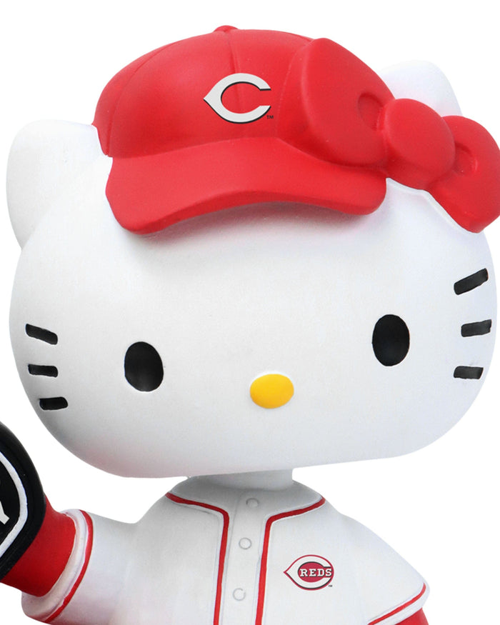 Hello Kitty® Cincinnati Reds Baseball Helmet Bobblehead FOCO - FOCO.com