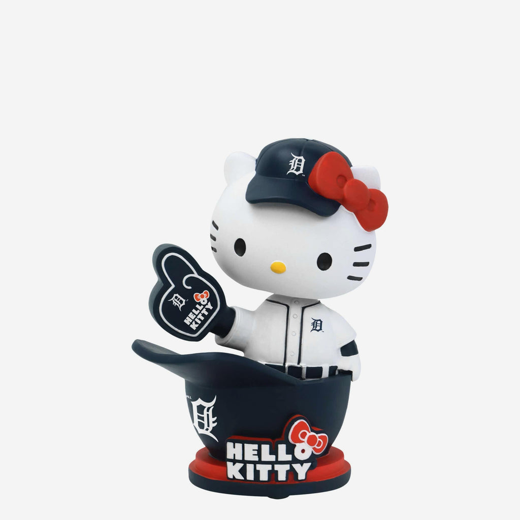 Hello Kitty® Detroit Tigers Baseball Helmet Bobblehead FOCO - FOCO.com