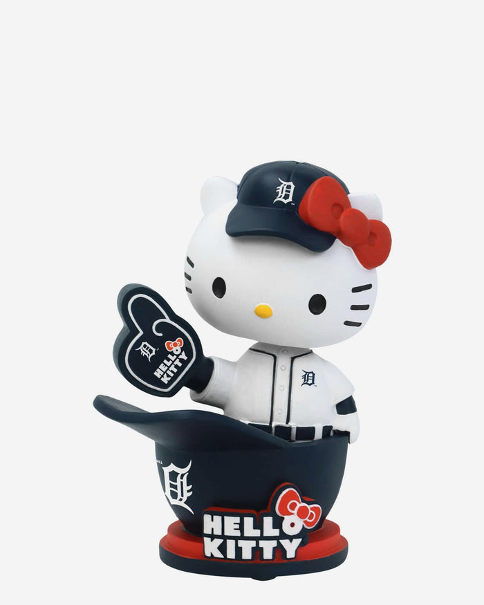 Hello Kitty® Detroit Tigers Baseball Helmet Bobblehead FOCO - FOCO.com