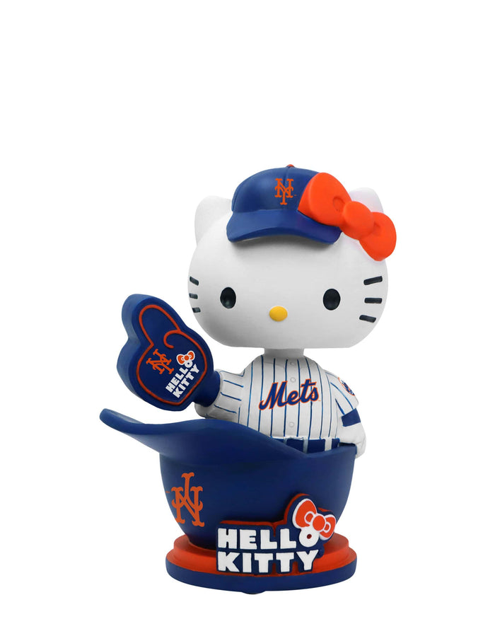 Hello Kitty® New York Mets Baseball Helmet Bobblehead FOCO - FOCO.com