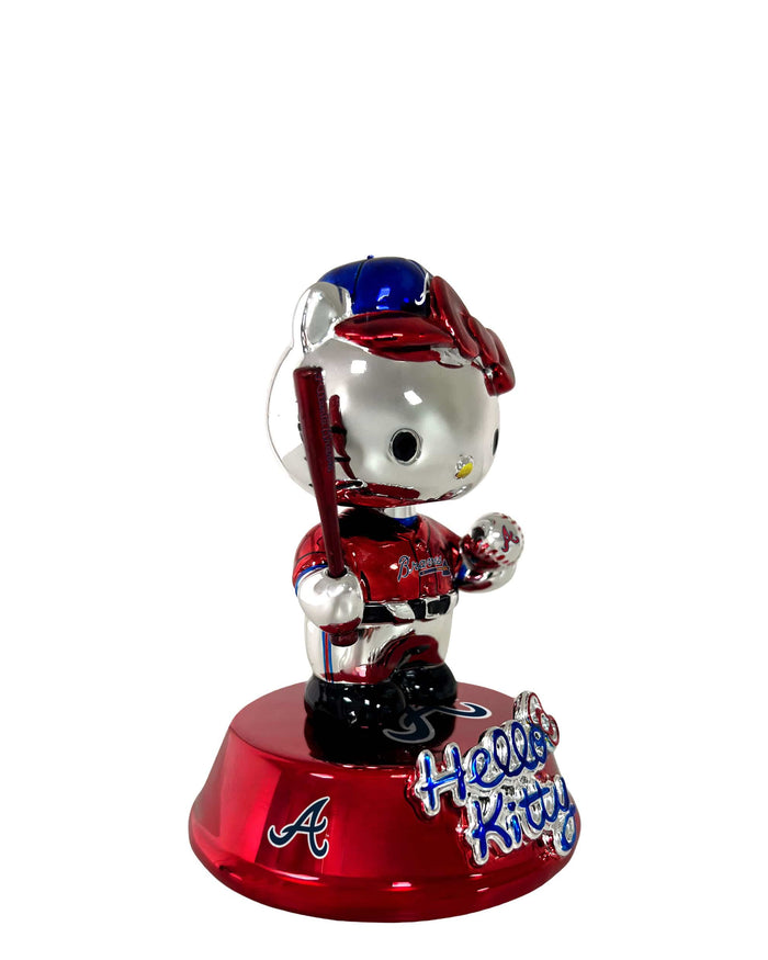 Atlanta Braves Hello Kitty® Electroplated Edition Mini Bobblehead
