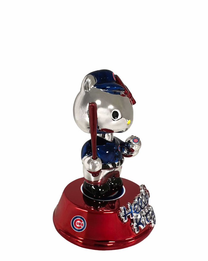 Chicago Cubs Hello Kitty® Electroplated Edition Mini Bobblehead