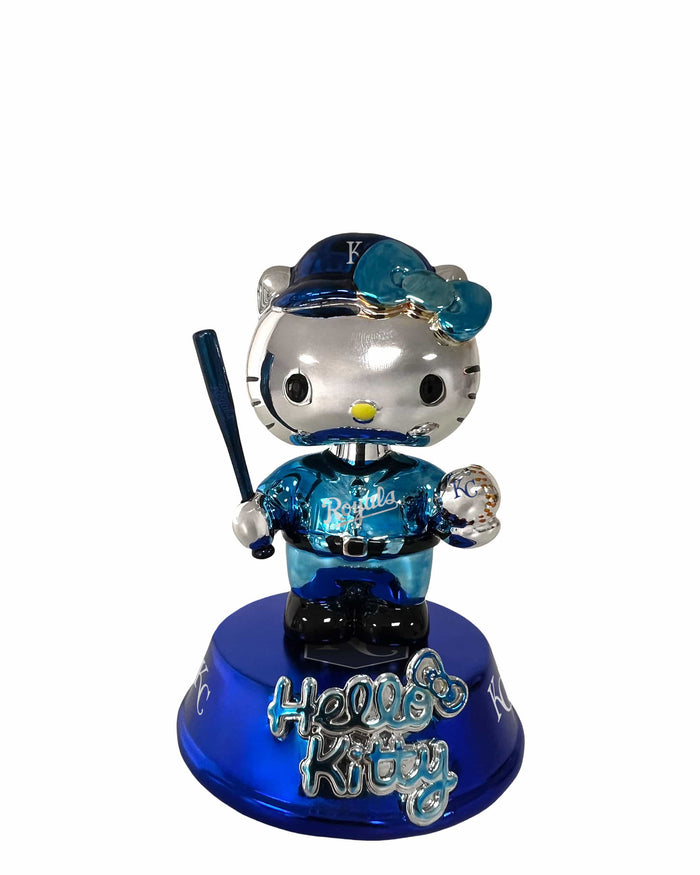 Kansas City Royals Hello Kitty® Electroplated Edition Mini Bobblehead