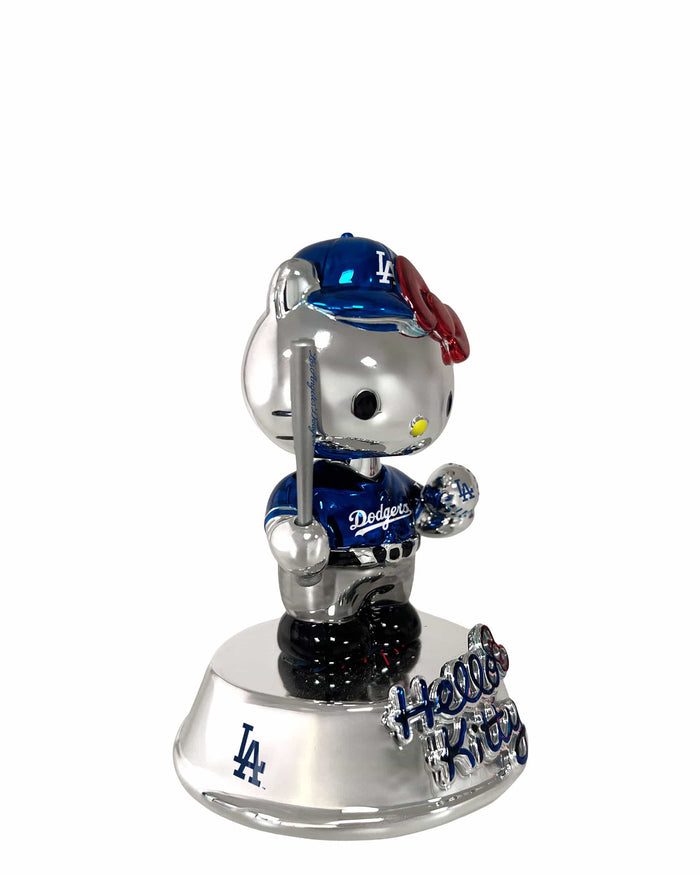 Los Angeles Dodgers Hello Kitty® Electroplated Edition Mini Bobblehead
