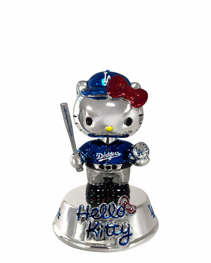 Los Angeles Dodgers Hello Kitty® Electroplated Edition Mini Bobblehead