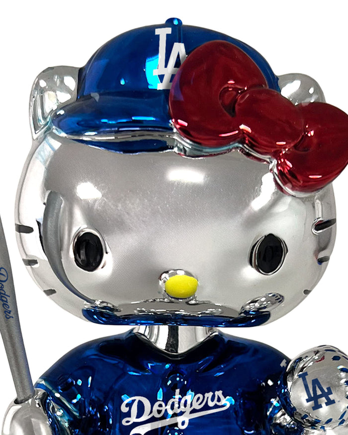 Los Angeles Dodgers Hello Kitty® Electroplated Edition Mini Bobblehead