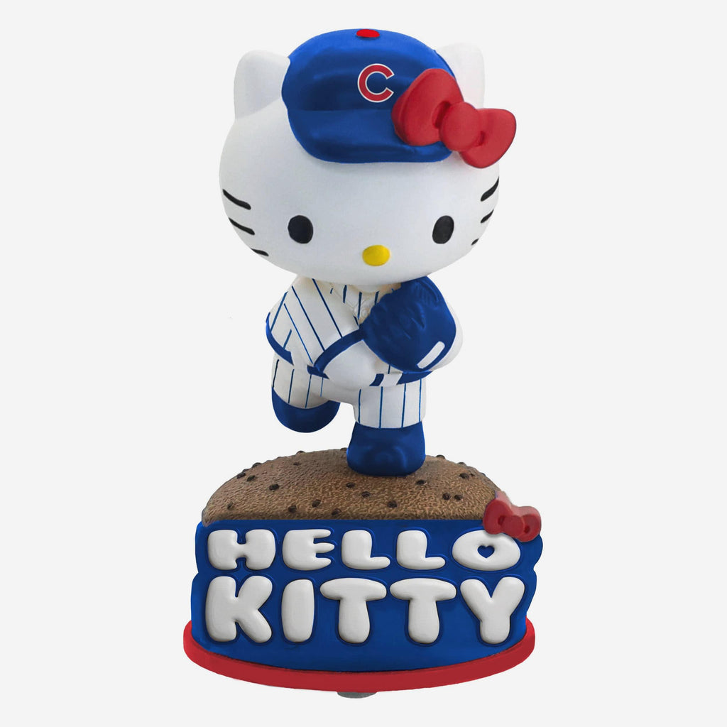 Hello Kitty® Chicago Cubs On The Mound Bobblehead FOCO - FOCO.com