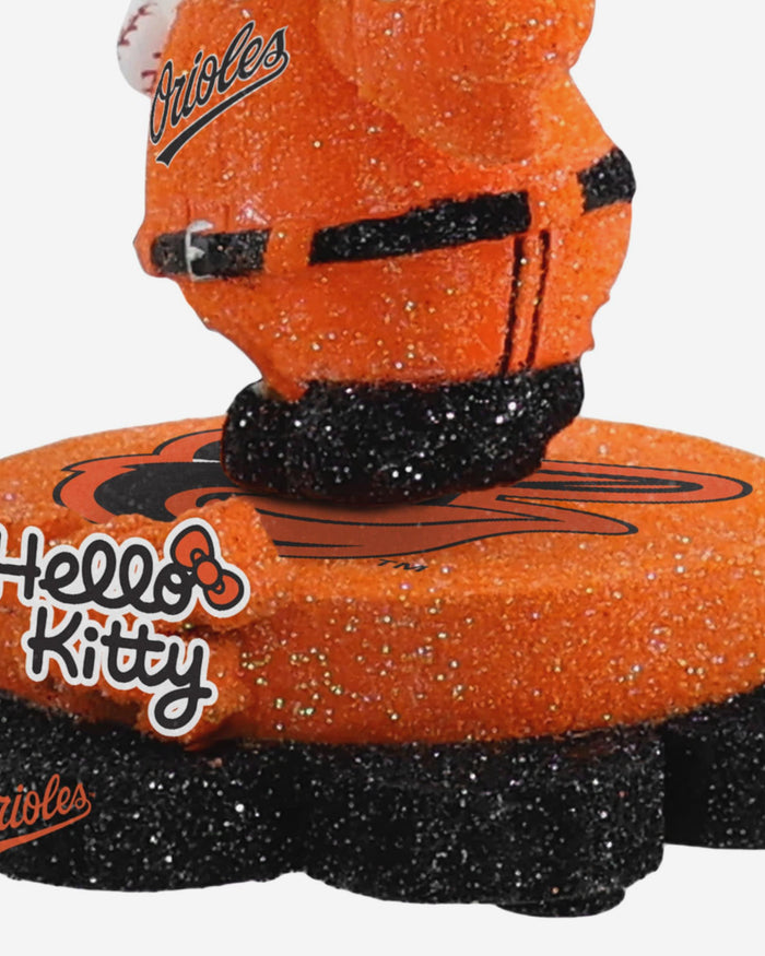 Baltimore Orioles Hello Kitty® Glitter Mini Bobblehead FOCO - FOCO.com