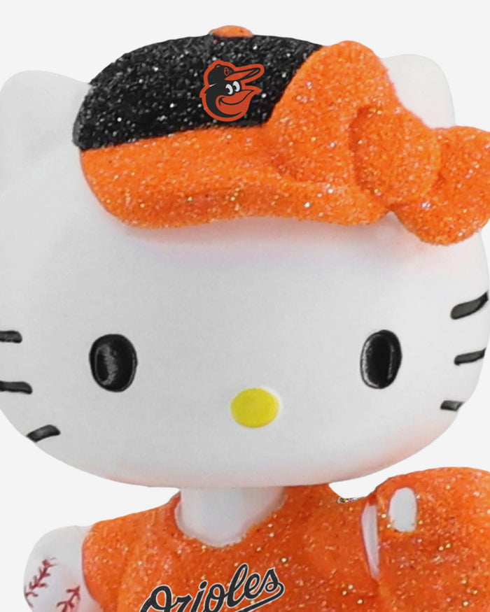 Baltimore Orioles Hello Kitty® Glitter Mini Bobblehead FOCO - FOCO.com