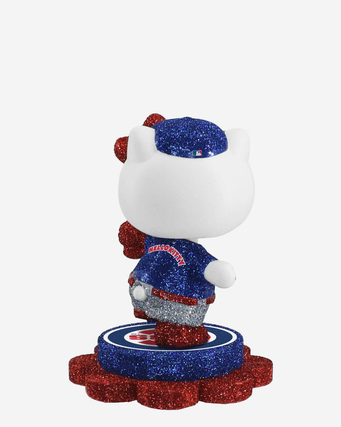 Chicago Cubs Hello Kitty® Glitter Mini Bobblehead FOCO - FOCO.com