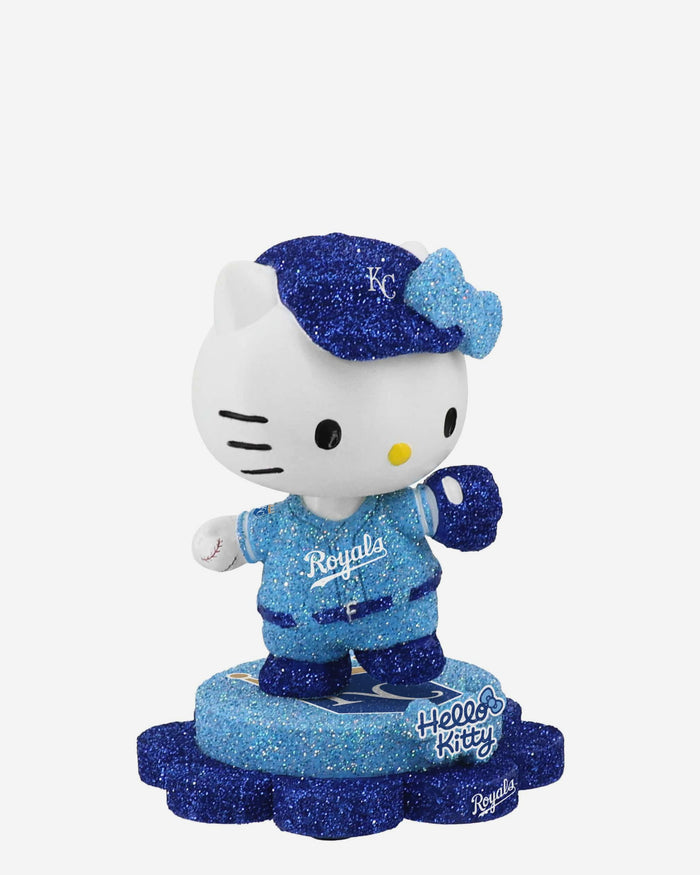 Kansas City Royals Hello Kitty® Glitter Mini Bobblehead FOCO - FOCO.com