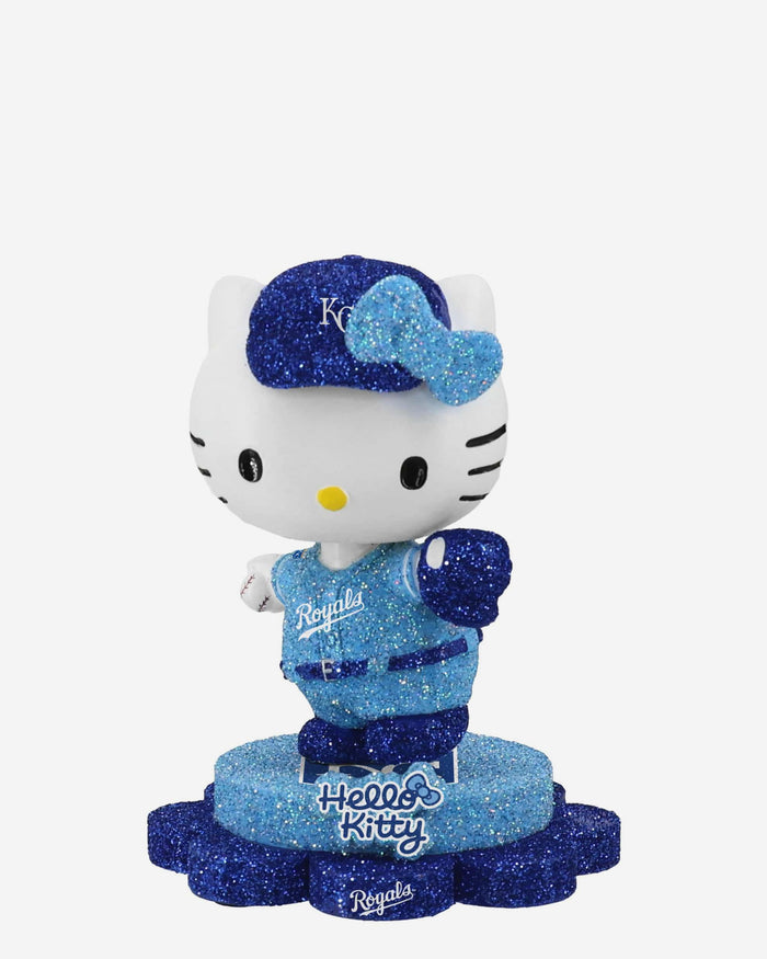 Kansas City Royals Hello Kitty® Glitter Mini Bobblehead FOCO - FOCO.com
