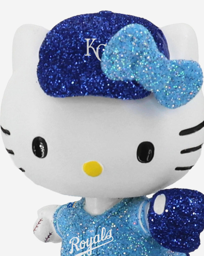 Kansas City Royals Hello Kitty® Glitter Mini Bobblehead FOCO - FOCO.com