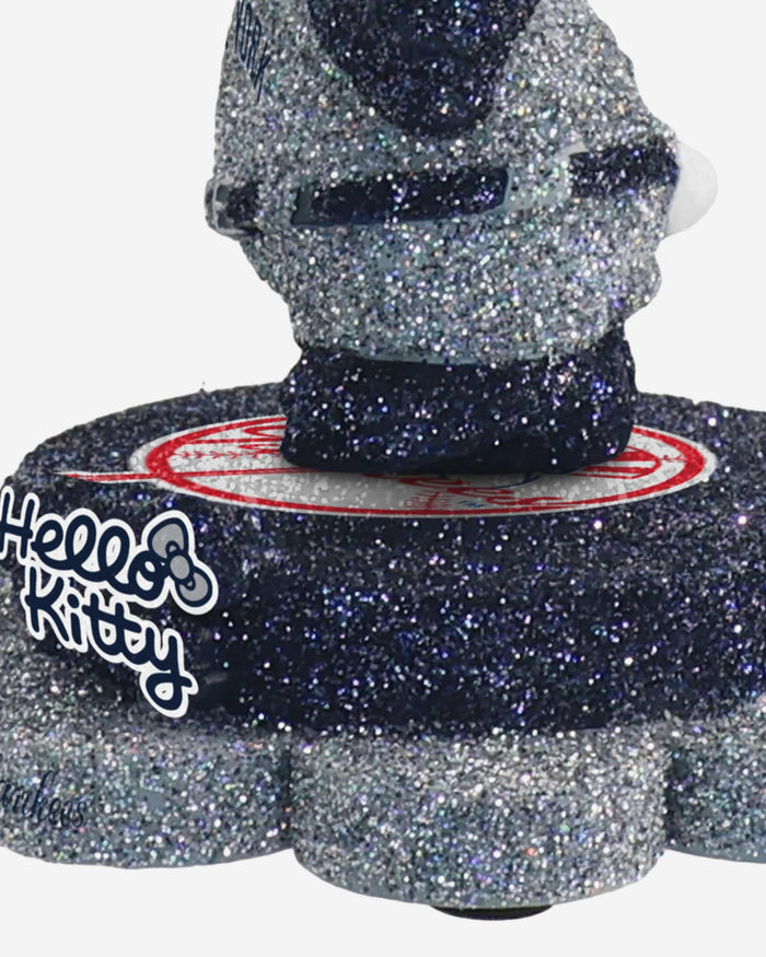 New York Yankees Hello Kitty® Glitter Mini Bobblehead FOCO - FOCO.com
