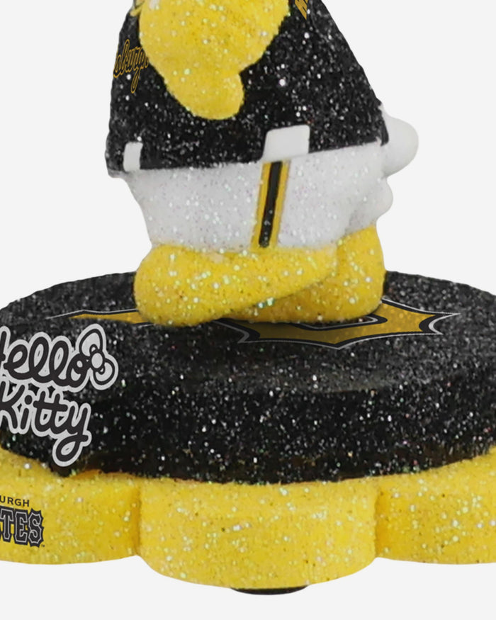 Pittsburgh Pirates Hello Kitty® Glitter Mini Bobblehead FOCO - FOCO.com