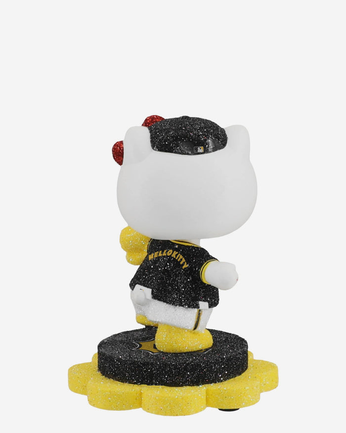 Pittsburgh Pirates Hello Kitty® Glitter Mini Bobblehead FOCO - FOCO.com