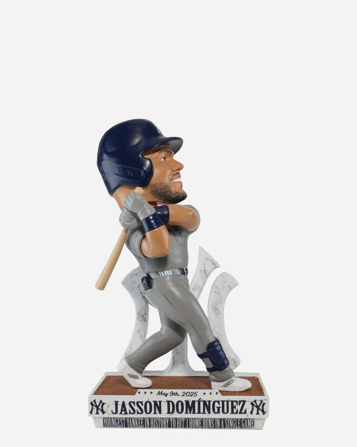 Jasson Dominguez New York Yankees 3 Home Run Game Mini Bobblehead FOCO - FOCO.com
