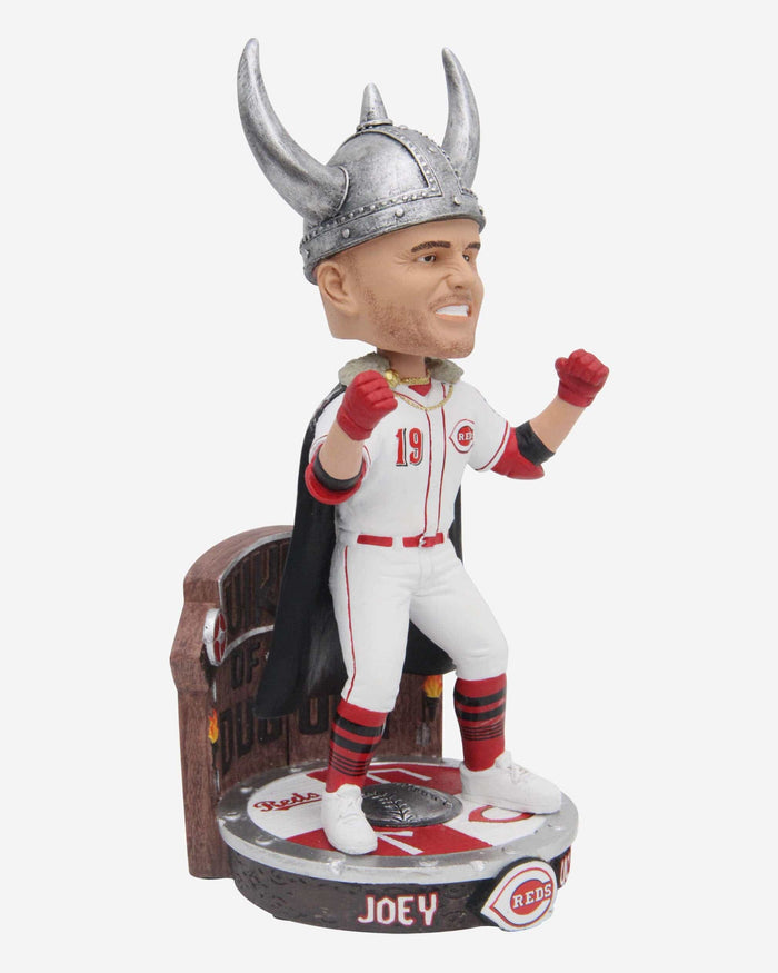 Joey Votto Cincinnati Reds Viking Hat Home Run Celebration Bobblehead FOCO - FOCO.com