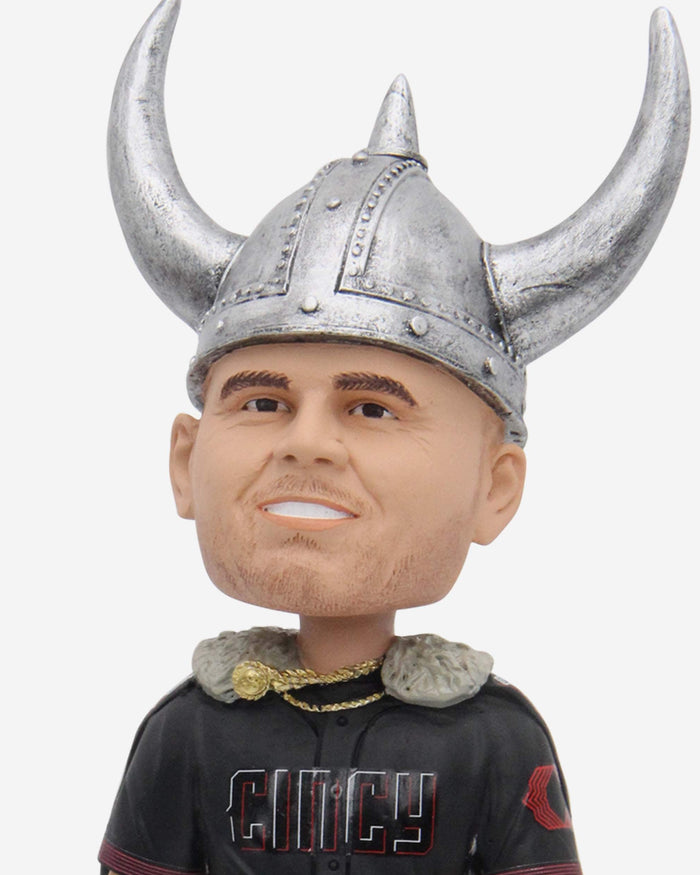 Joey Votto Cincinnati Reds Viking Hat Home Run Celebration Bobblehead FOCO