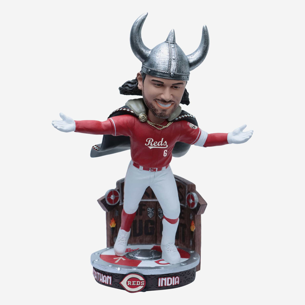 Jonathan India Cincinnati Reds Viking Hat Home Run Celebration Bobblehead FOCO - FOCO.com
