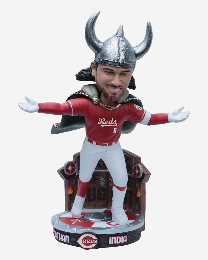 Jonathan India Cincinnati Reds Viking Hat Home Run Celebration Bobblehead FOCO - FOCO.com