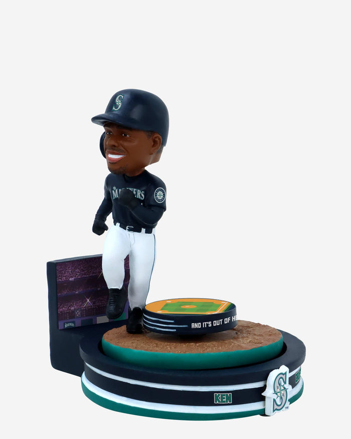 Ken Griffey Jr Seattle Mariners Home Run Spinner Mini Bobblehead Scene FOCO - FOCO.com
