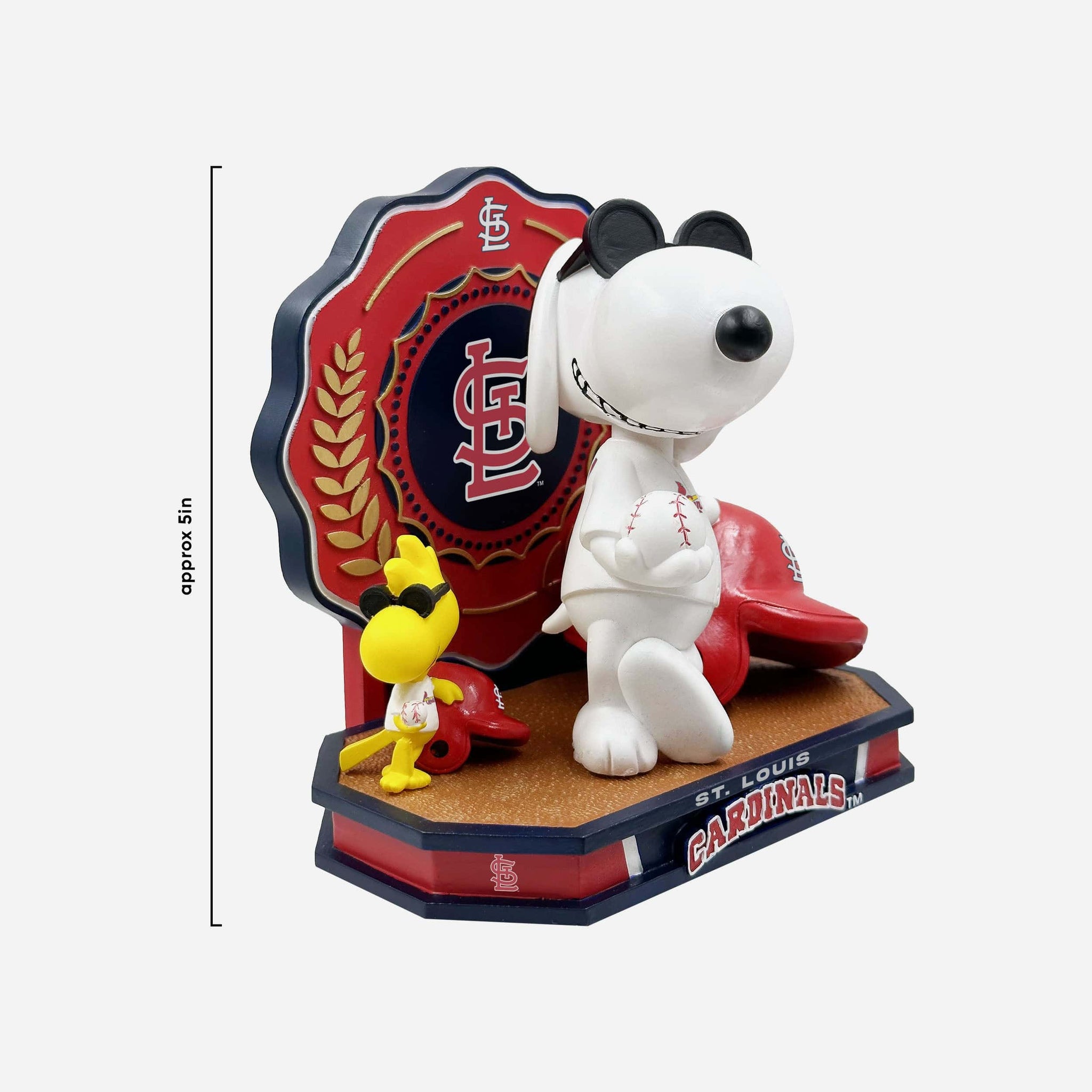 Louisville Cardinals Snoopy Peanuts DOGHOUSE with Woodstock