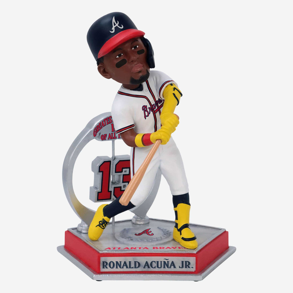 Ronald Acuna Jr Atlanta Braves Legendary Number 13 Bobblehead FOCO - FOCO.com