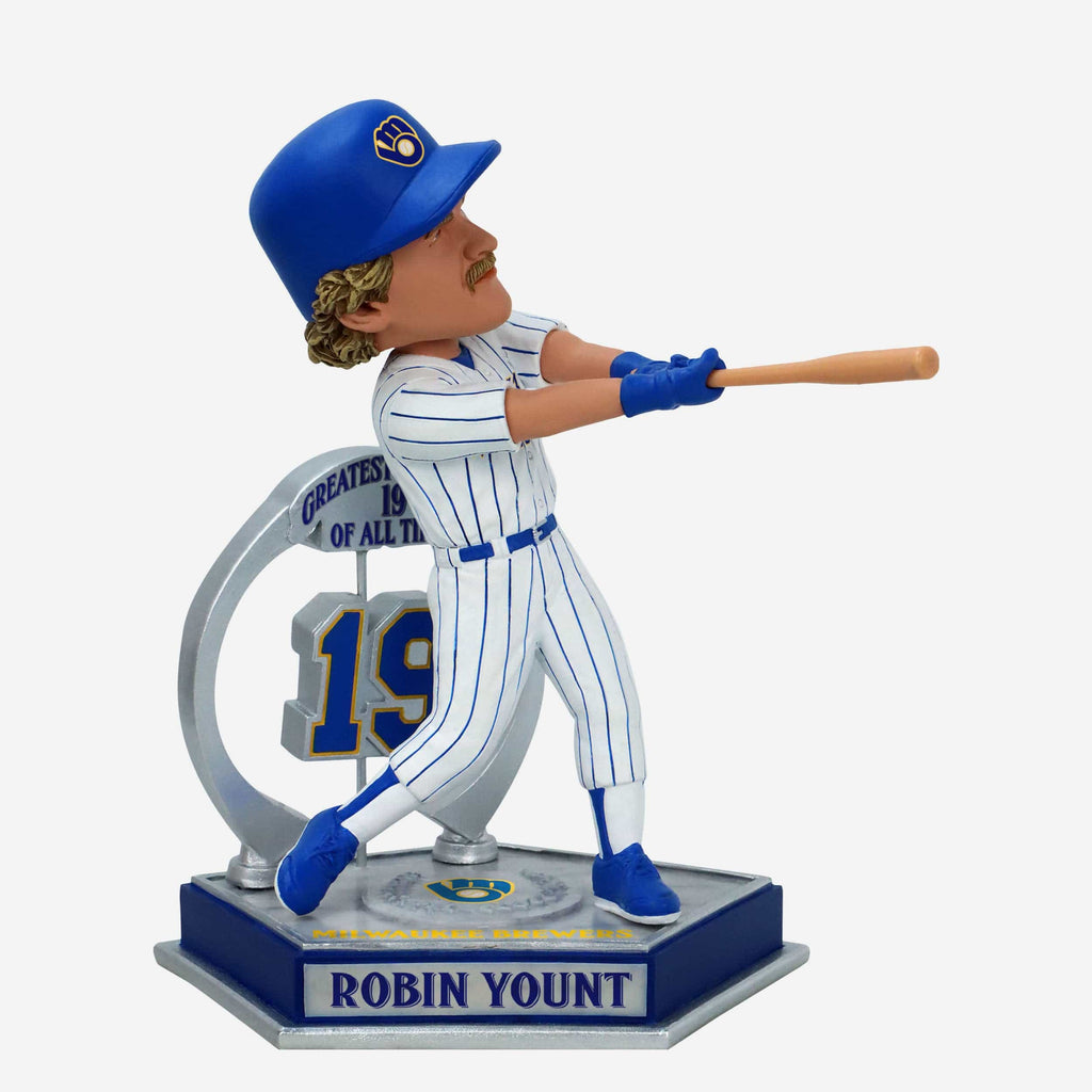 Robin Yount Milwaukee Brewers Legendary Number 19 Bobblehead FOCO - FOCO.com