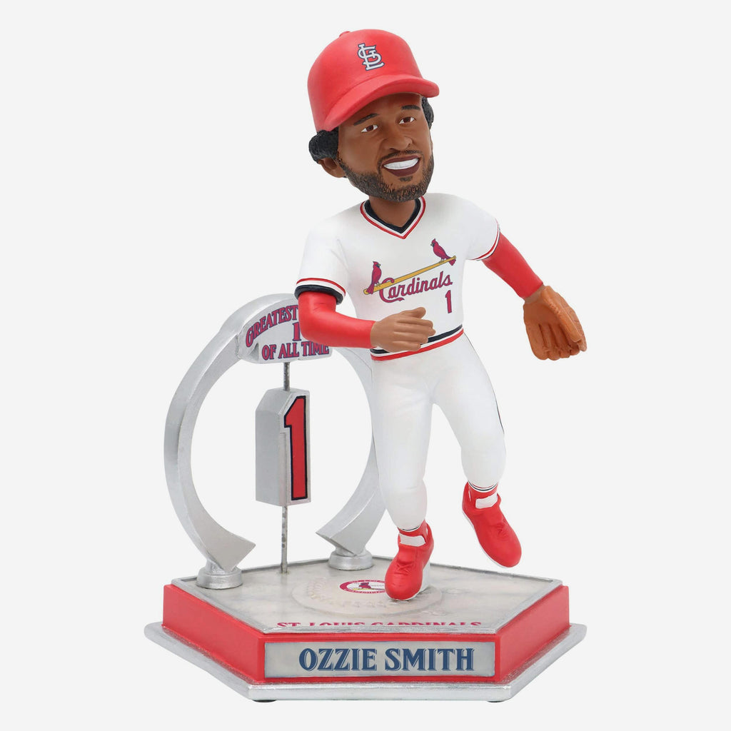 Ozzie Smith St Louis Cardinals Legendary Number 1 Bobblehead FOCO - FOCO.com