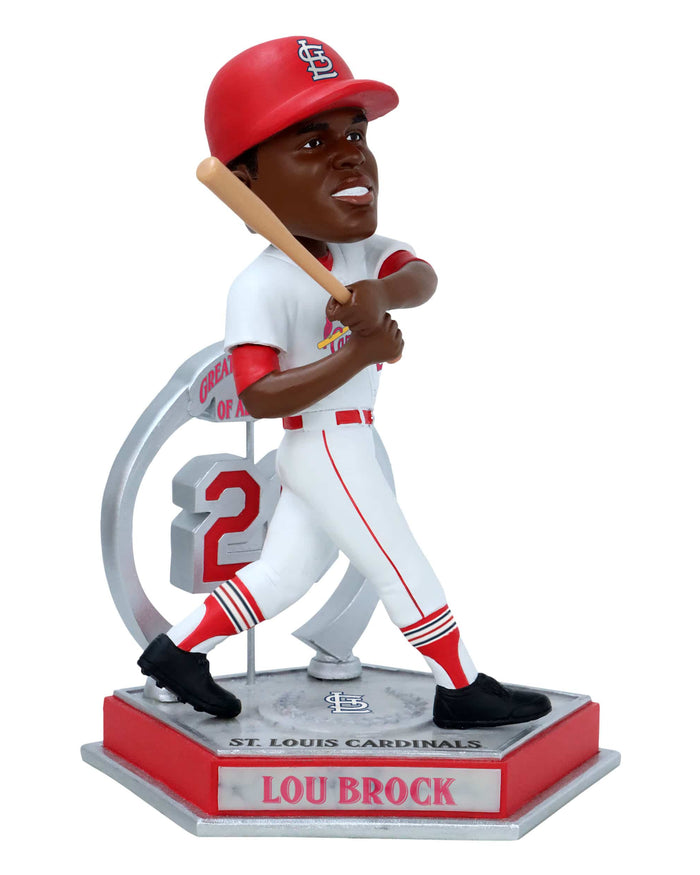 Lou Brock St Louis Cardinals Legendary Number 20 Bobblehead FOCO - FOCO.com
