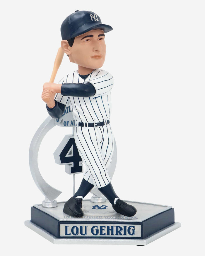 Lou Gehrig New York Yankees Legendary Number 4 Bobblehead FOCO - FOCO.com