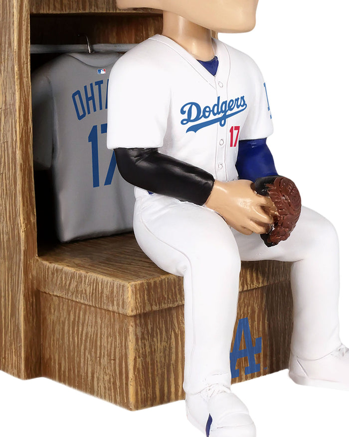 Shohei Ohtani Los Angeles Dodgers Locker Room Bobblehead FOCO - FOCO.com
