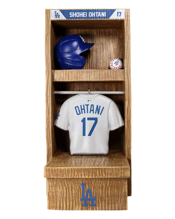 Shohei Ohtani Los Angeles Dodgers Locker Room Bobblehead FOCO - FOCO.com