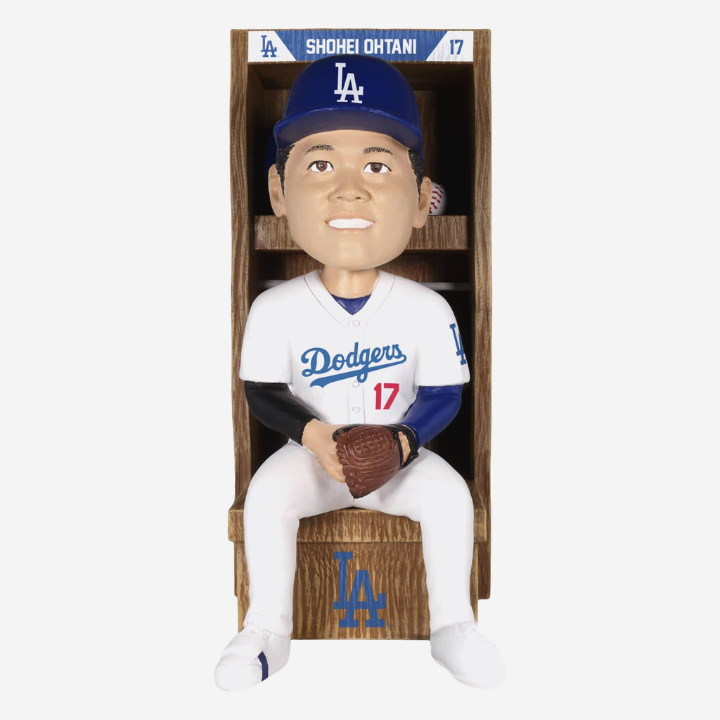 Shohei Ohtani Los Angeles Dodgers Locker Room Bobblehead FOCO - FOCO.com