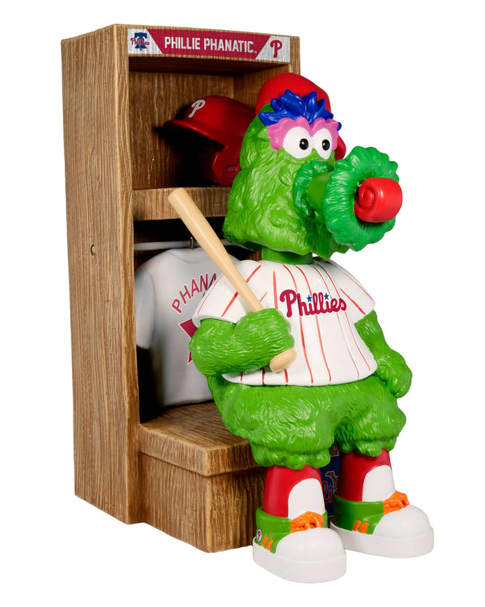 Phillie Phanatic Philadelphia Phillies Locker Room Mascot Bobblehead FOCO - FOCO.com