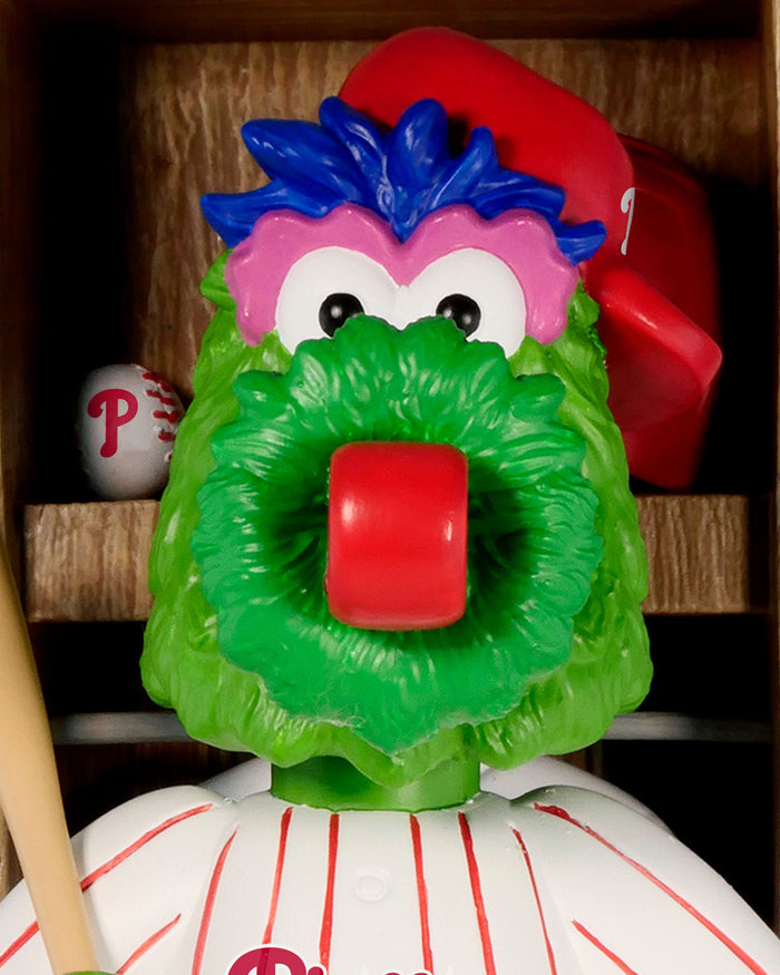 Phillie Phanatic Philadelphia Phillies Locker Room Mascot Bobblehead FOCO - FOCO.com