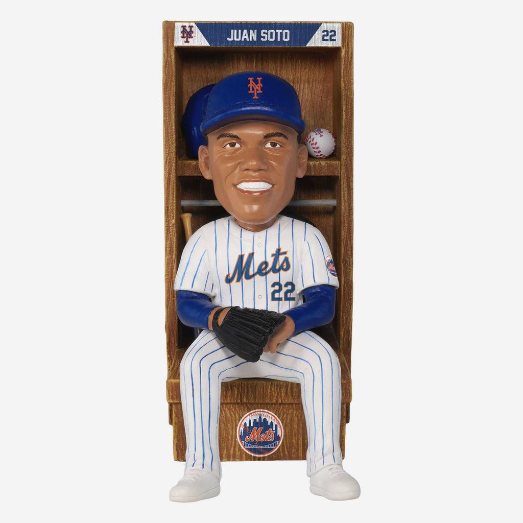 Juan Soto New York Mets Locker Room Bobblehead FOCO - FOCO.com