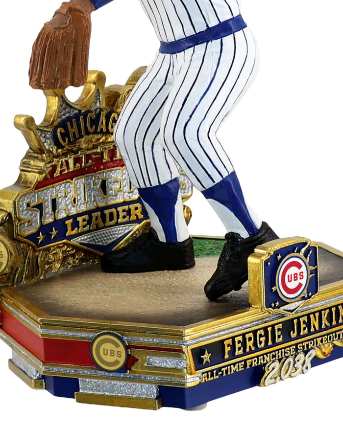 Fergie Jenkins Chicago Cubs All-Time Franchise Strikeouts Leader Bobblehead FOCO - FOCO.com
