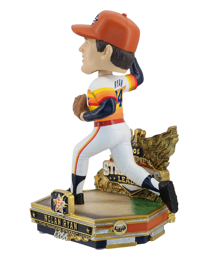 Nolan Ryan Houston Astros All-Time Franchise Strikeouts Leader Bobblehead FOCO - FOCO.com