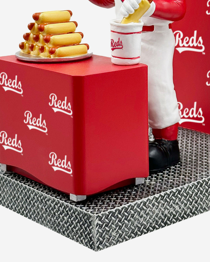 Mr Redlegs Cincinnati Reds Hot Dog Eating Contest Mascot Bobblehead FOCO - FOCO.com